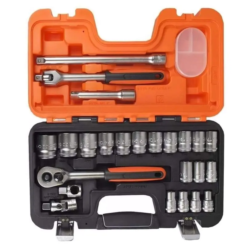 Juego De Dados Y Accesorios Mando 1/2" 24Pzs Cja Pvc S240 Bahco 1