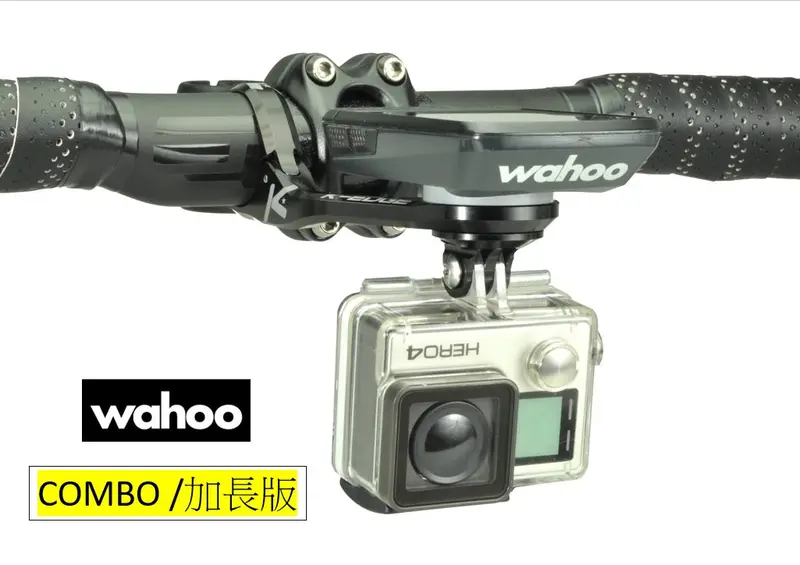 K-Edge Wahoo 31.8Mm車頭把手咪錶及攝錄機延伸碼 Max 版 (*加長型*黑色) - Max Xl Mount/Max Xl Combo Mount, 31.8Mm, Black Anodize 1
