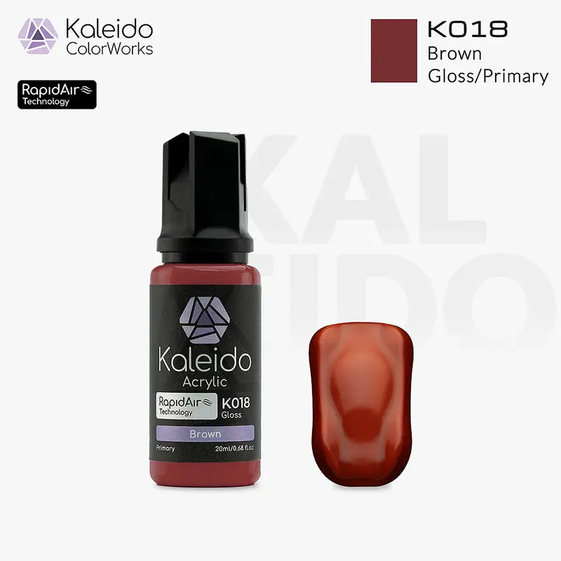 K018 Kaleido Brown (Gloss) 1