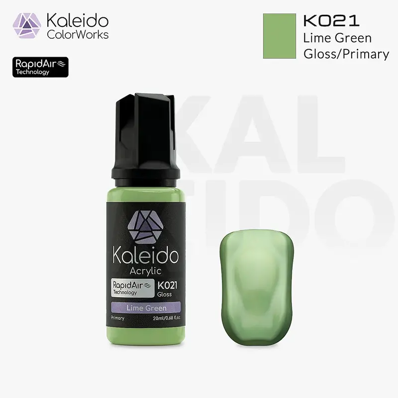 K021 Kaleido Lime Green (Gloss) 1