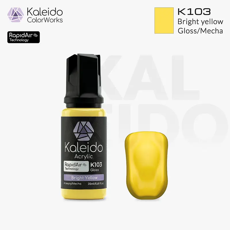 K103 Kaleido Bright Yellow (Gloss) 1