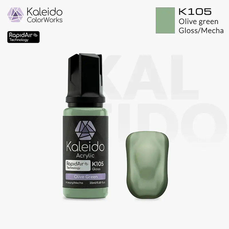 K105 Kaleido Olive Green (Gloss) 1