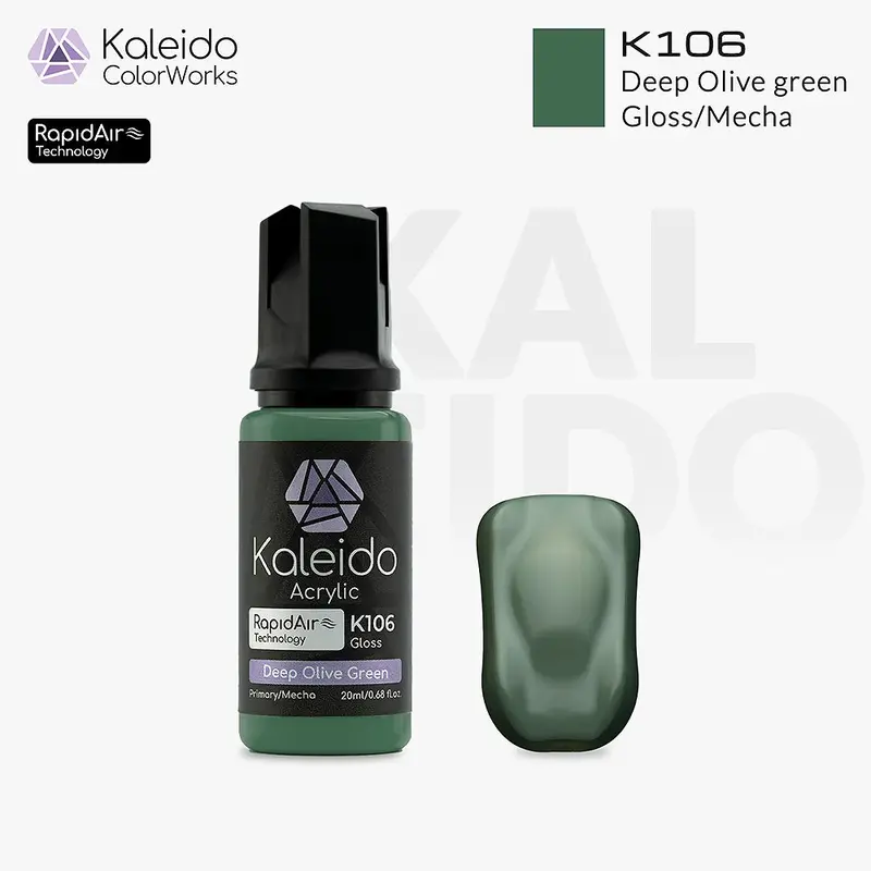 K106 Kaleido Deep Olive Green (Gloss) 1