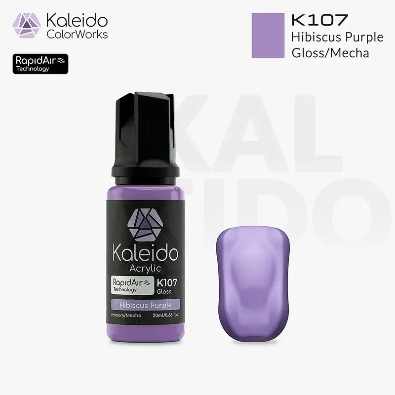 K107 Kaleido Hibiscus Purple (Gloss) 1