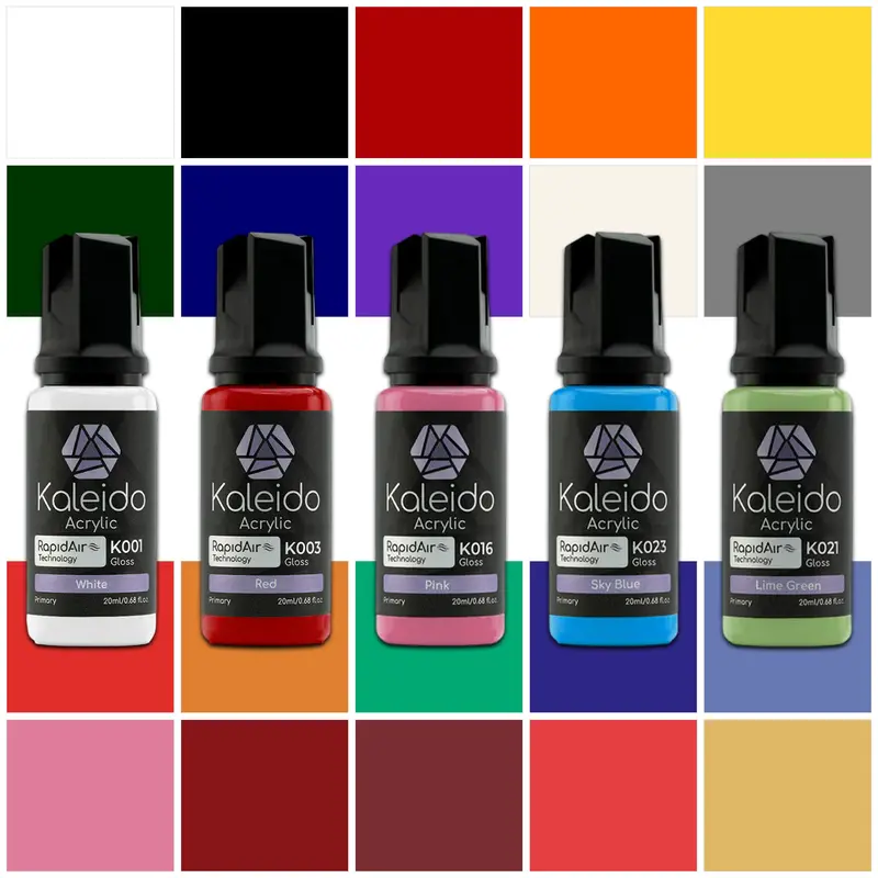 Kaleido Colorworks Primary Colors Acrylic 20Ml (Group) 1