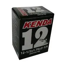 Kenda 美式咀內胎~12X1-1/2,2-1/4(1.75) A/V -Din7768 / Kenda Tube~12X1-1/2,2-1/4"(1.75) A/V - Din7768-28 1