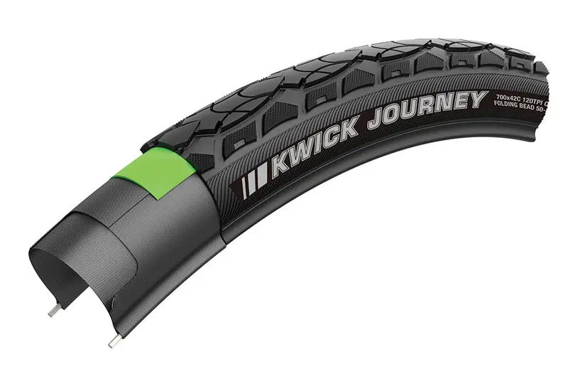 Kenda Kwick Journey K1129 防刺外胎-黑色;有反光帶 / Kenda Kwick Journey K1129 Tire-Black 1