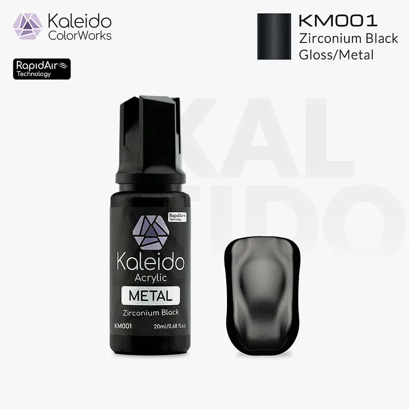 Km001 Kaleido Zirconium Black (Metallic) 1
