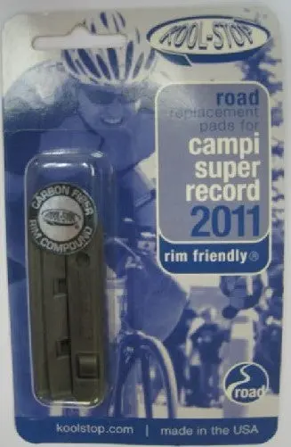 Kool Stop Super Record Carbon 轆制膠~Ks-Srcf / Kool Stop Super Record Replacementpads~Carbonfiber 1
