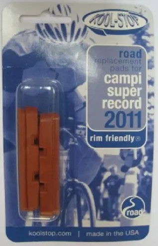 Kool Stop Super Record 制膠~橙色~Ks-Srsa / Kool Stop Super Record Replacement Pads~Salmon 1