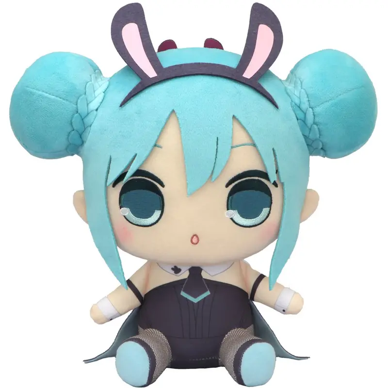 Kyurumaru Big Plush - Hatsune Miku Black Rabbit 1