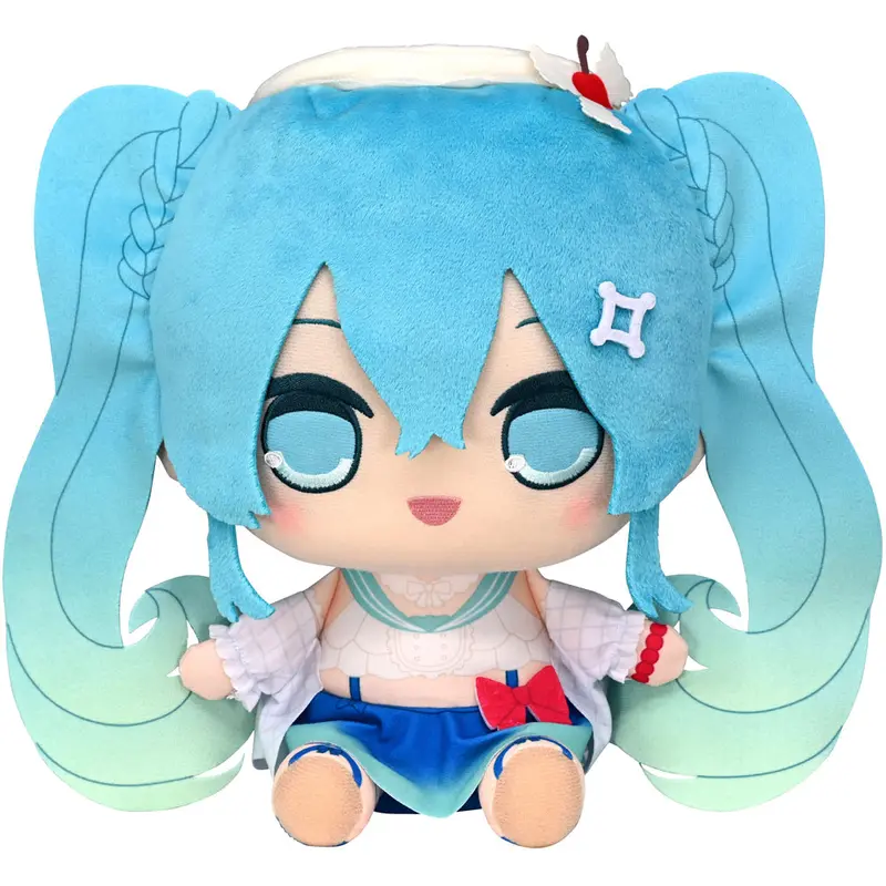 Kyurumaru Big Plush - Hatsune Miku Melon Soda Float 1