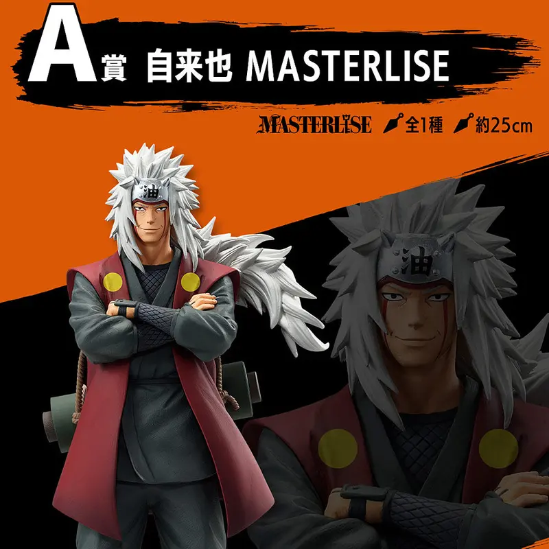 Masterlise Ichibansho Figure: Jiraiya (Legendary Sannin) (Naruto Shippuden) 1