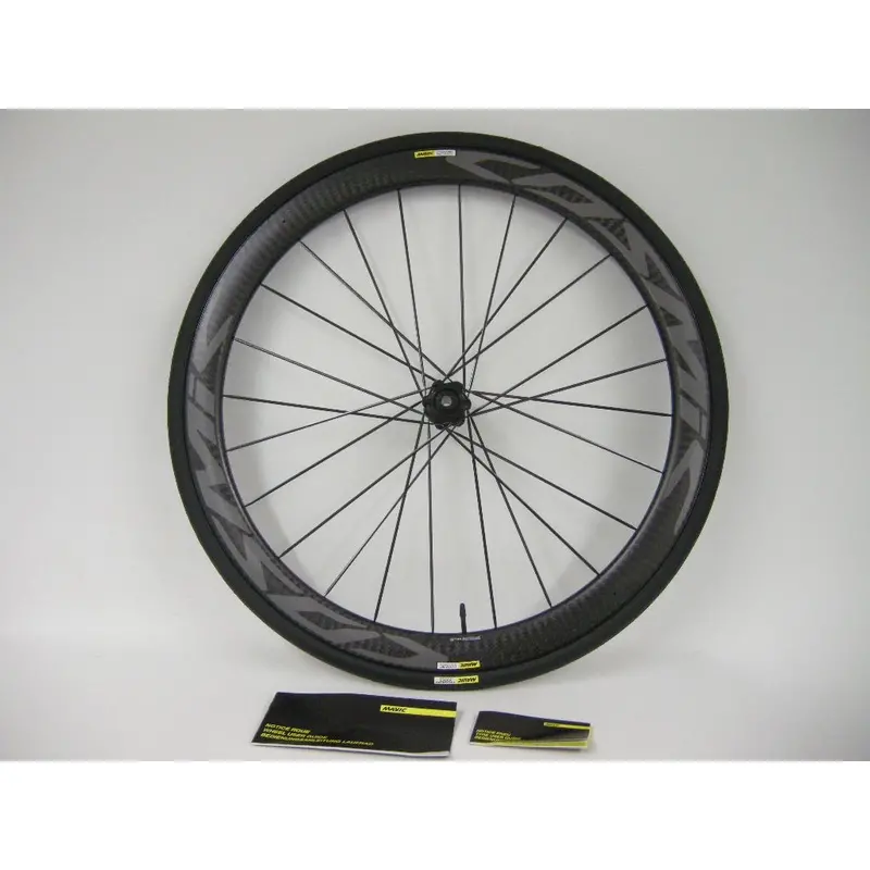 Mavic 2017 Cosmic Pro Carbon 中心鎖碟煞開口前輪12x100 / Mavic 2017 Cosmic Pro Carbon Disc Clincher Front Wheel 12X100 1