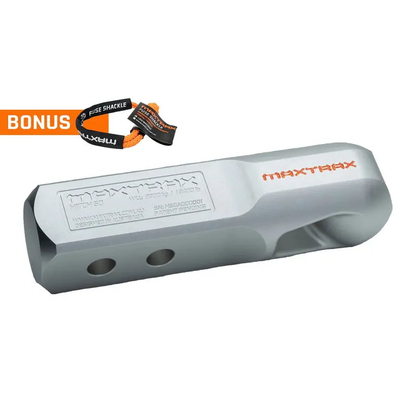 Maxtrax Hitch 50 Recovery Point With Bonus Fuse Shackle 1