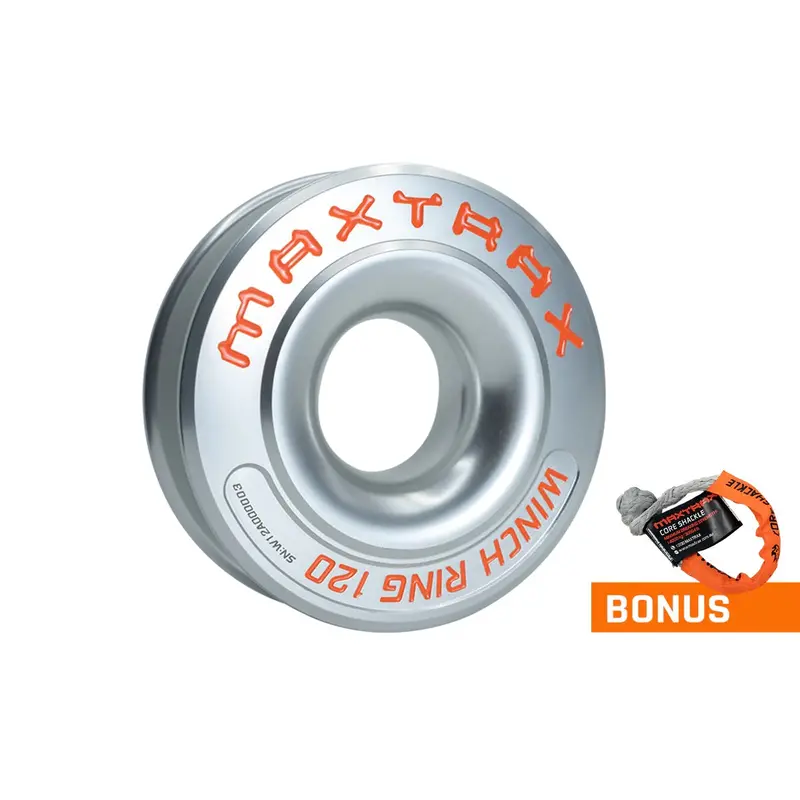 Maxtrax Winch Ring 120 With Bonus Core Shackle 1