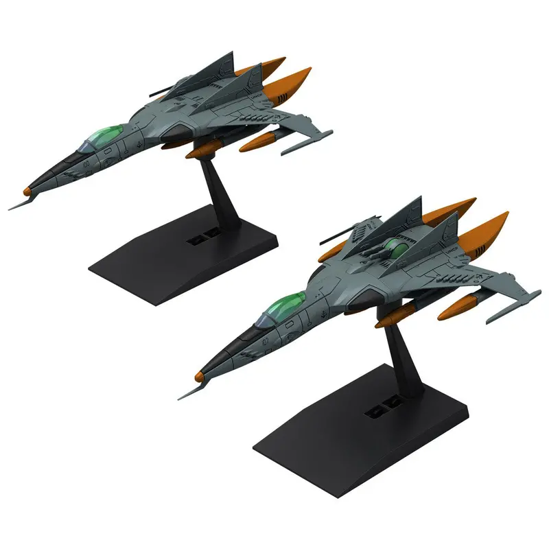 Mecha Collection Dx 1St Generation Space Fighter Attack Machine Cosmo Tiger Ii (Single Seat Type / Gun Turret Type) [Set Of 2] 1