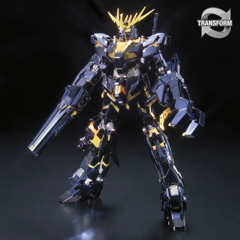 Mg Rx-0 Unicorn Gundam 02 Banshee Titanium Finish 1