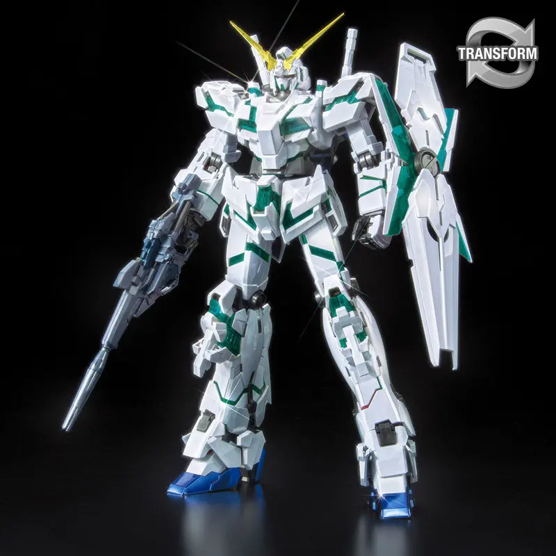 Mg Rx-0 Unicorn Gundam (Red & Green Frame) Titanium Finish 2