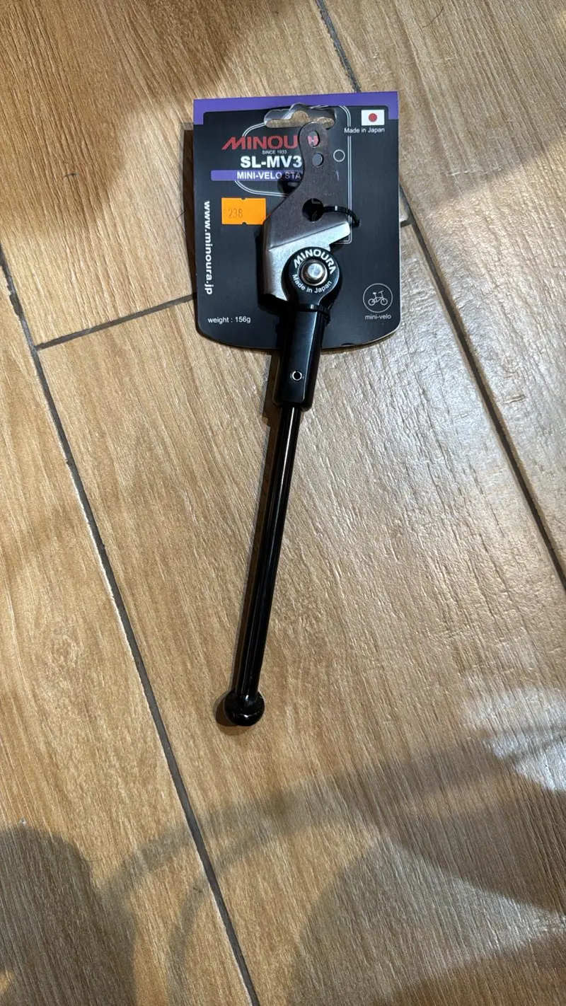 Minoura Sl-Mv-3 單車腳架 -全黑色 / Minoura Slmv-3 All Black Kickstand For 2018~ Brompton Entirely Black 1