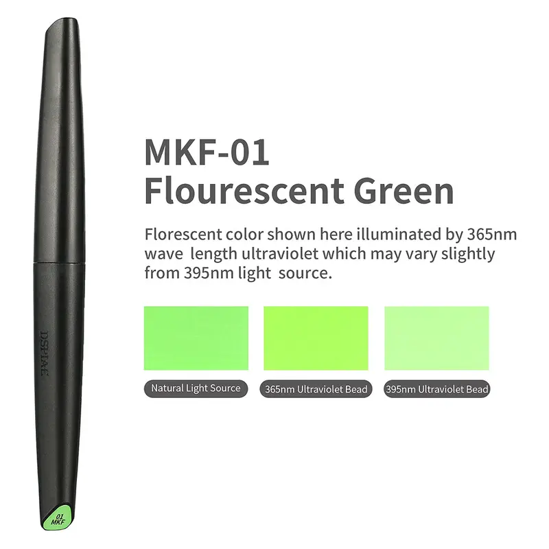 Mkf01 Fluorescent Green Acrylic Marker 1