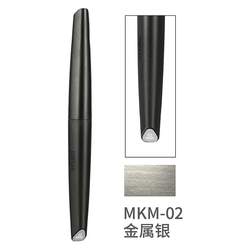 Mkm02 Metallic Silver Acrylic Marker 1