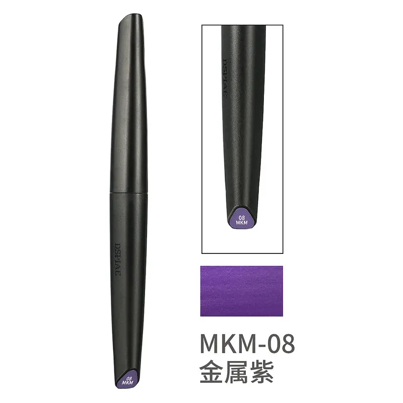 Mkm08 Metallic Purple Acrylic Marker 1