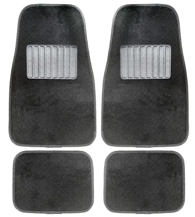 Moqueta Alfombra 4Pcs Negro Thm-2509/1 1