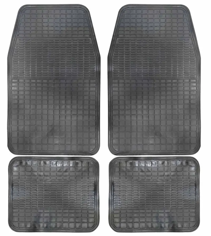 Moqueta Caucho 4Pcs Negro Thm-3020/1 1
