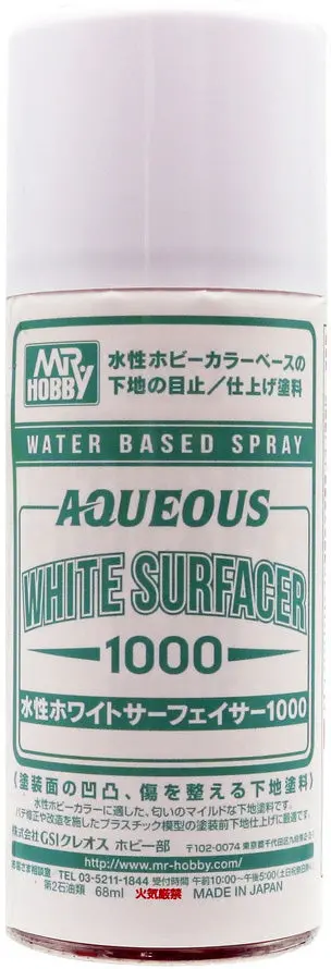 Mr. Aqueous White Surfacer 1000 Spray 170Ml 2