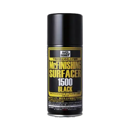 Mr. Finishing Surfacer 1500 Black Spray 170Ml 1