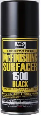 Mr. Finishing Surfacer 1500 Black Spray 170Ml 2