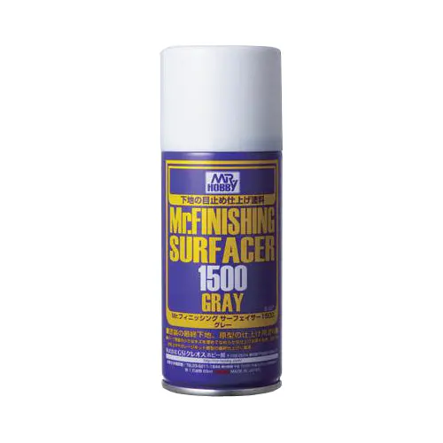 Mr. Finishing Surfacer 1500 Gray Spray 170Ml 1