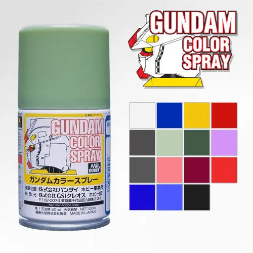 Mr. Gundam Color Spray 100Ml Series (Semi-Gloss) (Group) 1