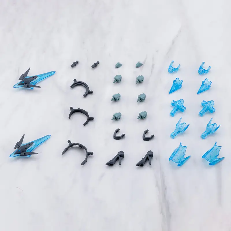 Msg Mj34j Mecha Supply 34 Holonic Headdress & Holonic High Heels Gray Ver. 2