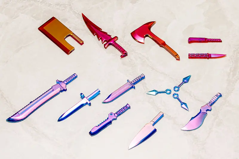 Msg Weapon Unit Mw034 Knife Set (Special Color) 2