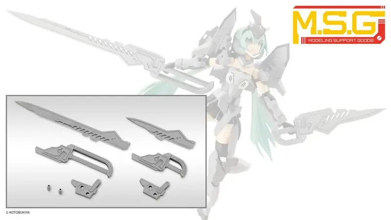 Msg Weapon Unit Mw51j Customize Blade Set 01 2