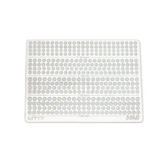 Mt-17 Photo Etched Parts: Hex Head Cap (1.0-1.3Mm) 1