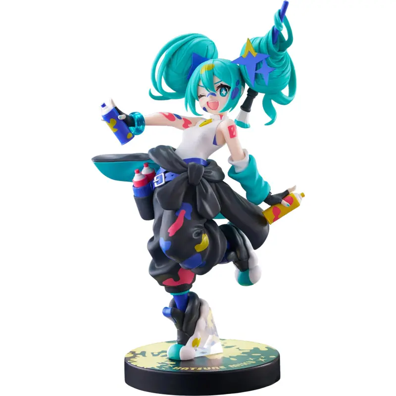 Muchute Figure: Hatsune Miku Paint Girl Another Color Ver. 1