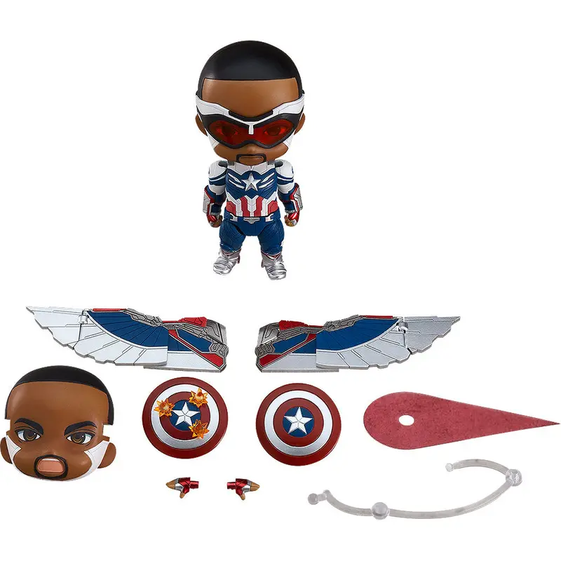 Nendoroid 1618-Dx Captain America (Sam Wilson) Dx 1