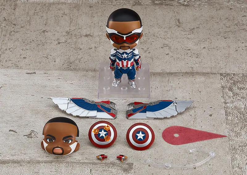 Nendoroid 1618-Dx Captain America (Sam Wilson) Dx 2