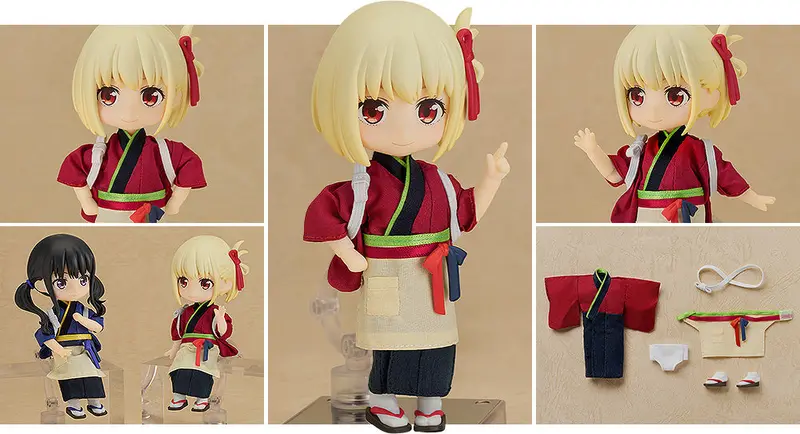Nendoroid Doll Chisato Nishikigi: Cafe Lycoreco Uniform Ver. (Lycoris Recoil) 2