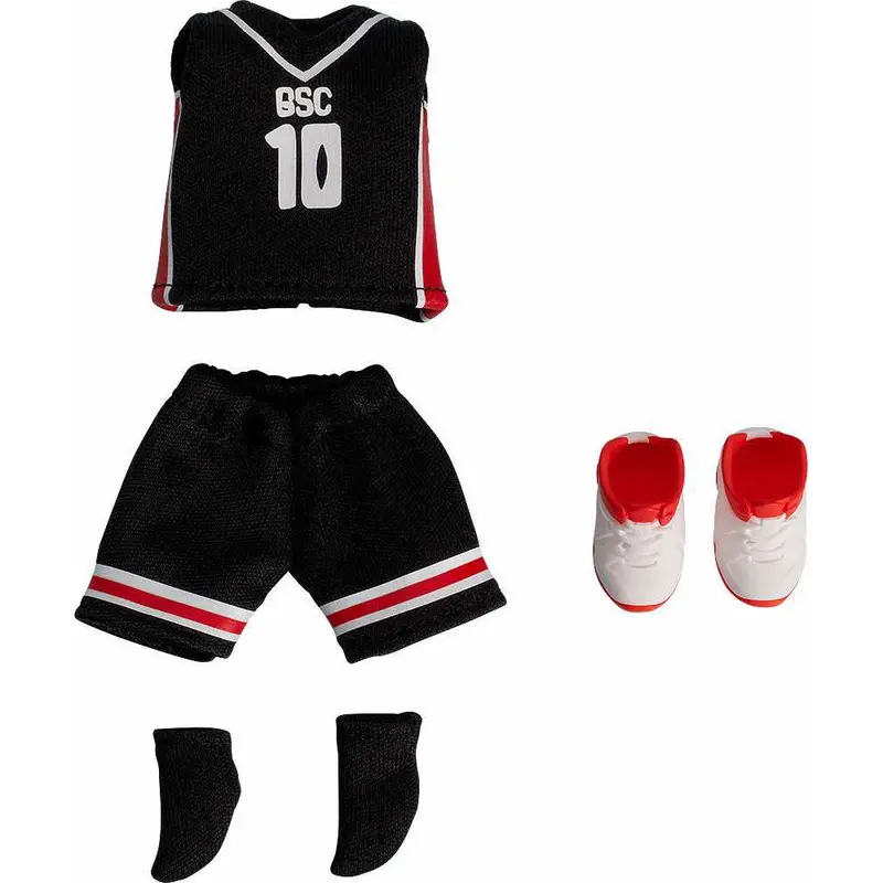 Nendoroid Doll Outfit Set: Basketball Uniform (Black) 1