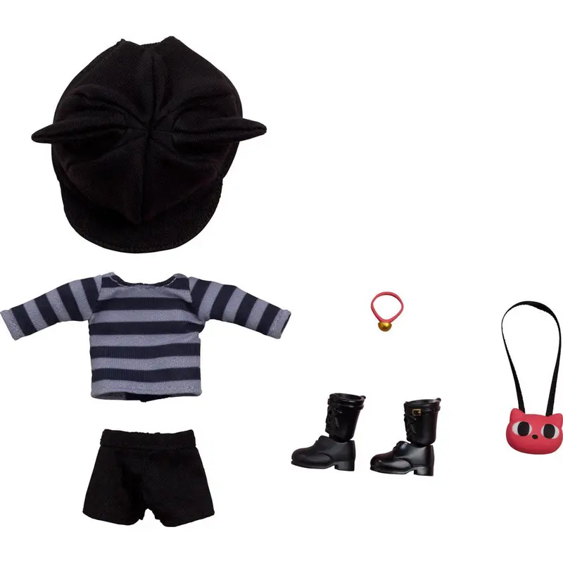 Nendoroid Doll Outfit Set: Cat-Themed Outfit (Gray) 1