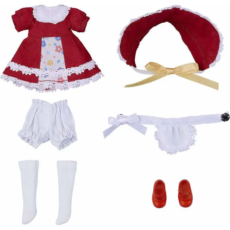 Nendoroid Doll Outfit Set: Old-Fashioned Dress (Red) 1