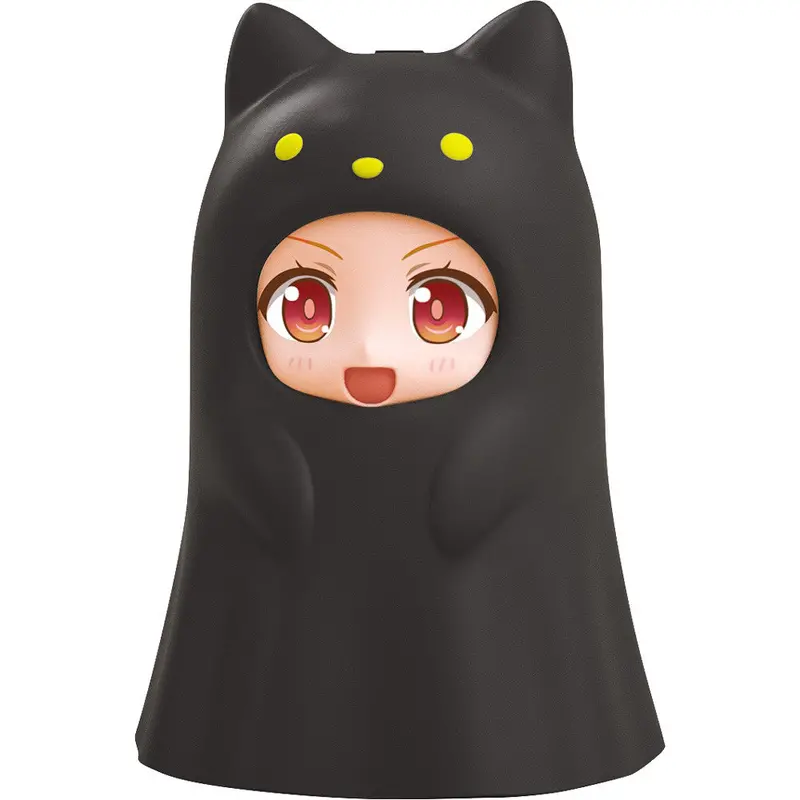 Nendoroid More Kigurumi Face Parts Case (Ghost Cat: Black) 1