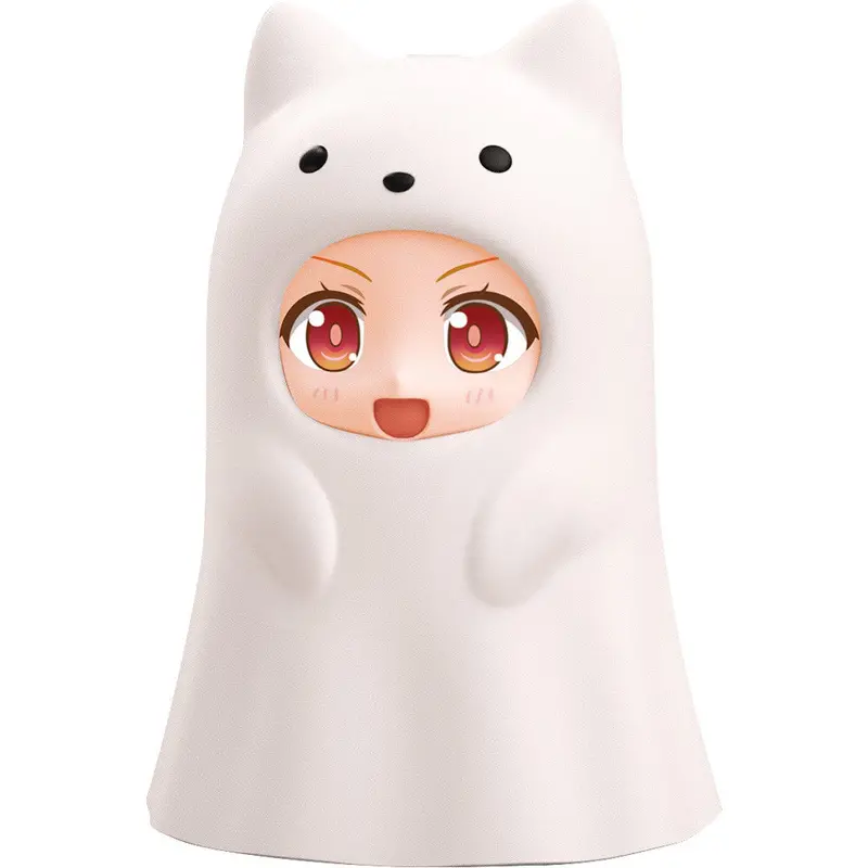 Nendoroid More Kigurumi Face Parts Case (Ghost Cat: White) 1