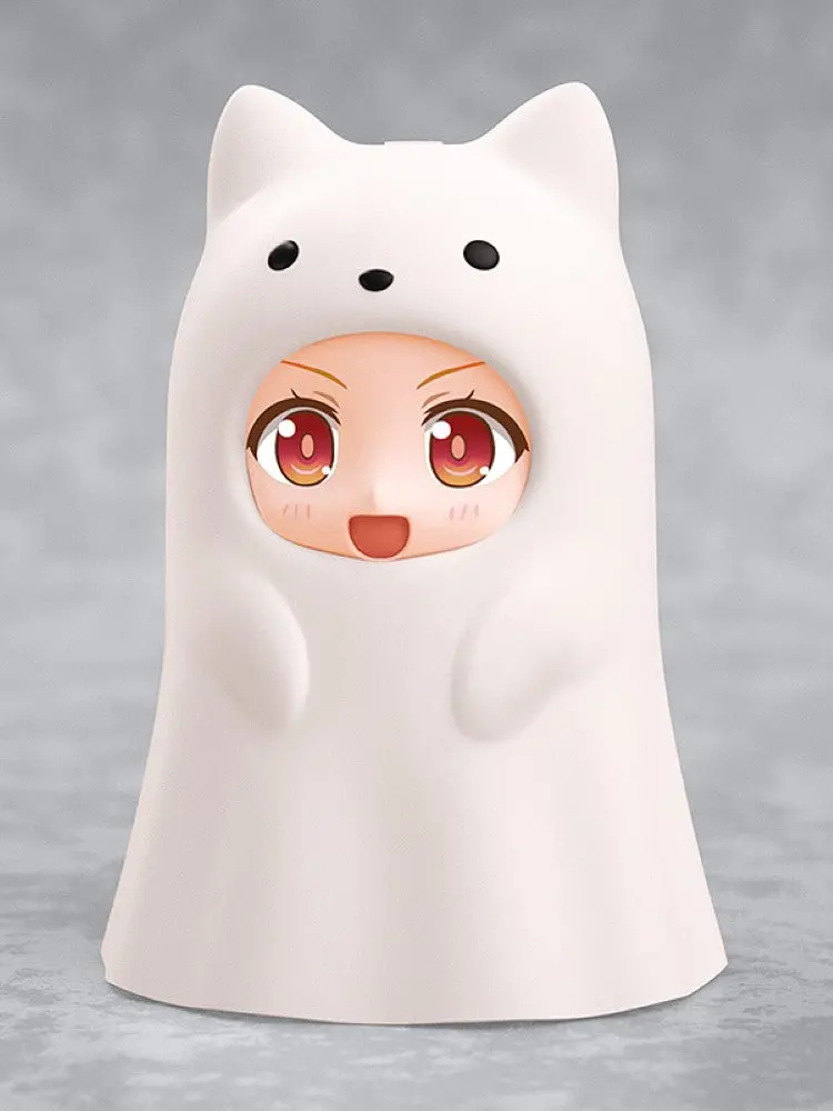 Nendoroid More Kigurumi Face Parts Case (Ghost Cat: White) 2