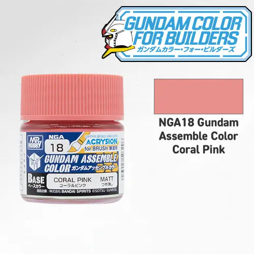 Nga18 Gundam Assemble Color Coral Pink 1