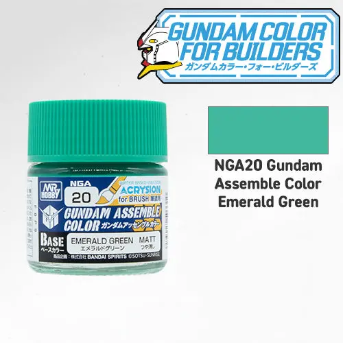 Nga20 Gundam Assemble Color Emerald Green 1